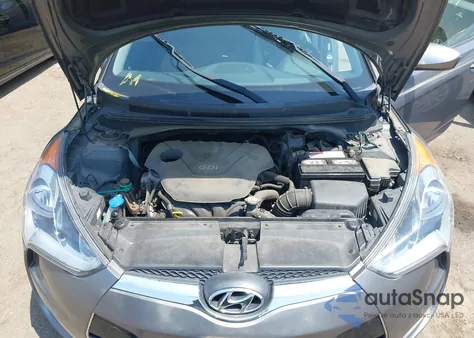 2013 Hyundai Veloster Base W/Black from USA, damaged, VIN KMHTC6AD5DU132237